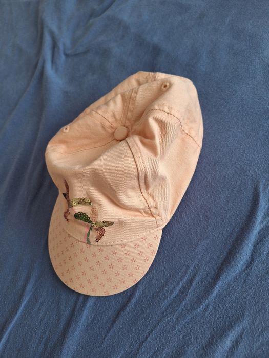 Czapka z daszkiem dla dziewczynki 86-98