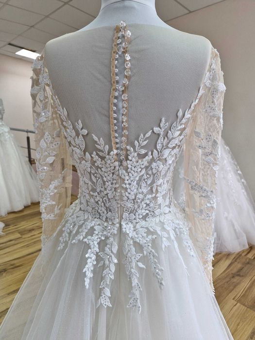 Suknia Ślubna Nowa R38 kolekcja 2024 Szycie na miarę