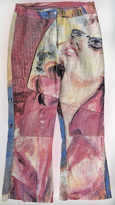 Calças Curtas Estampadas, como Novas