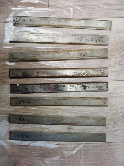 Ножі до фуганка,рейсмуса.