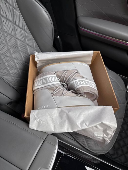 MOON BOOT Olive/Grey