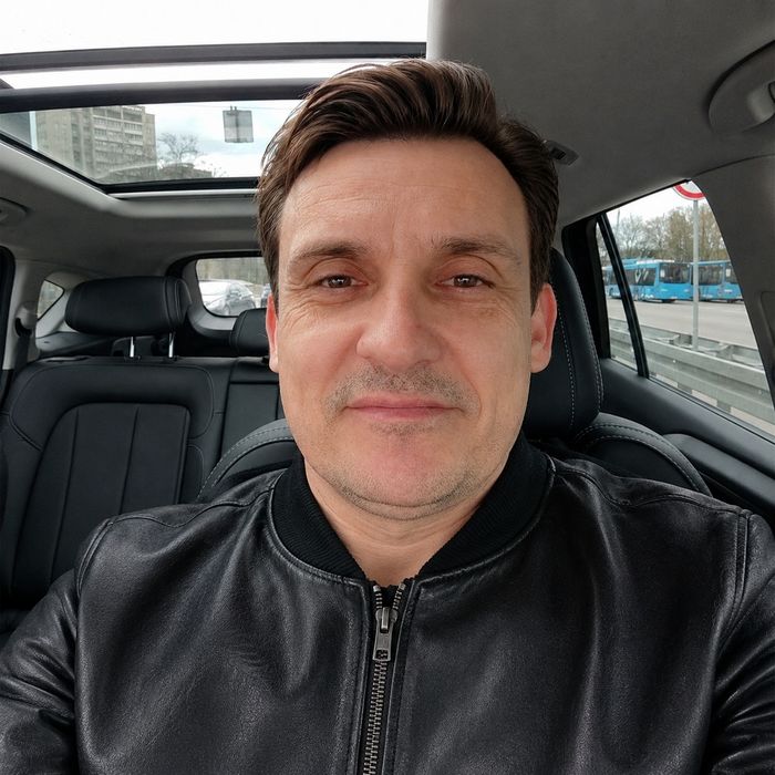 Чоловічий шкіряний бомбер, куртка натуральна теляча шкіра