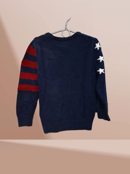 Swetr chłopiecy bez kaptura H&M r 110-116