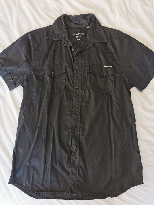 Lote de 3 camisas homem caqui preto M G-Star Raw Guess