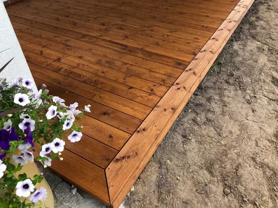 Deska tarasowa gładka/ryflowana modrzew kanadyjski kl. AB