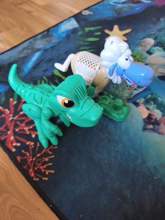 Dinozaur i owca Play doh
