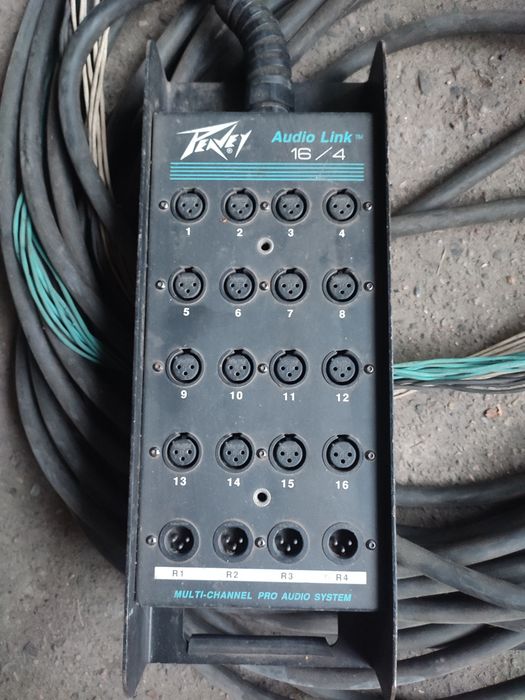 Rozdzielacz estradowy Peavey 16/4 100 audio link snake