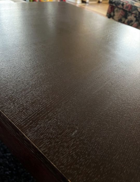 Stolik kawowy 60x60 drewniany ciemny brąz wenge venge