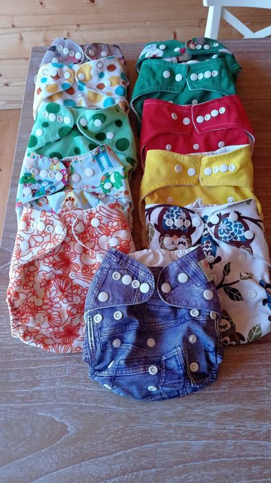 Fraldas reutilizáveis + Capas + Liners + Absorventes + Clips/Ganchos