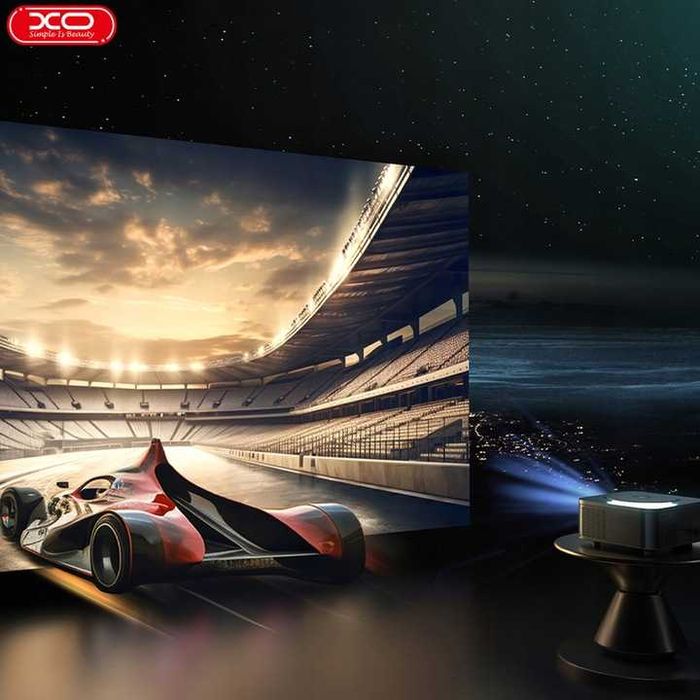 XO projektor FF01 120" 1080P USB Wifi Netflix Disney YouTube Sklep Wwa