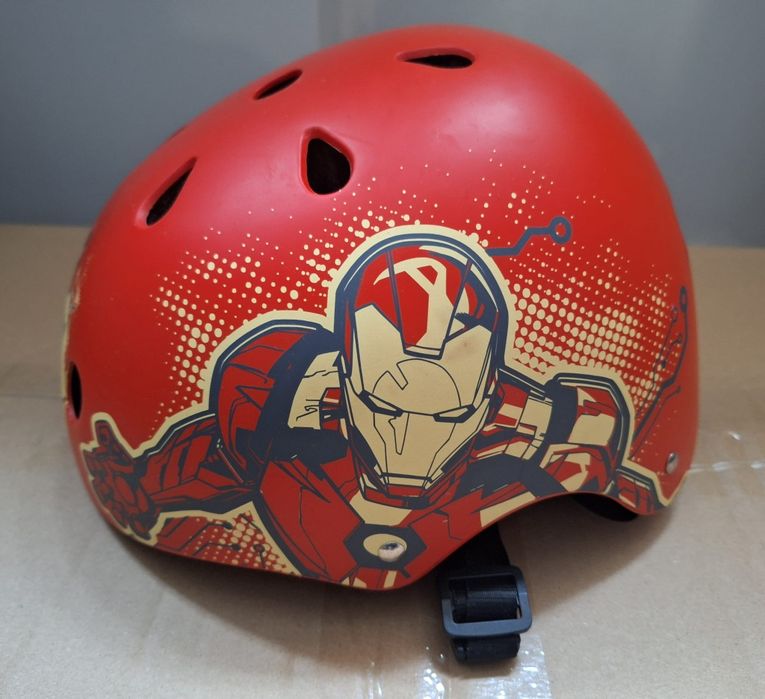 Kask rowerowy orzeszek dziecięcy SEVEN Disney IRONMAN + gratis