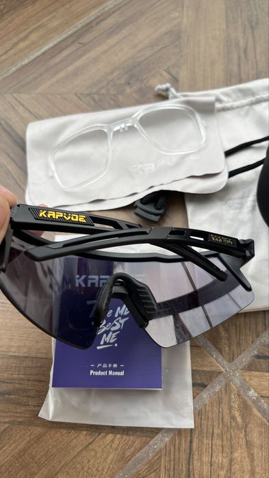 Спортивні окуляри з рухливим носиком Kapvor  для спорту легкі