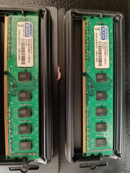 Pamięć RAM GoodRam DDR3 8GB/1600 (2*4GB) Dual CL11 - GR1600D364L11/8GD
