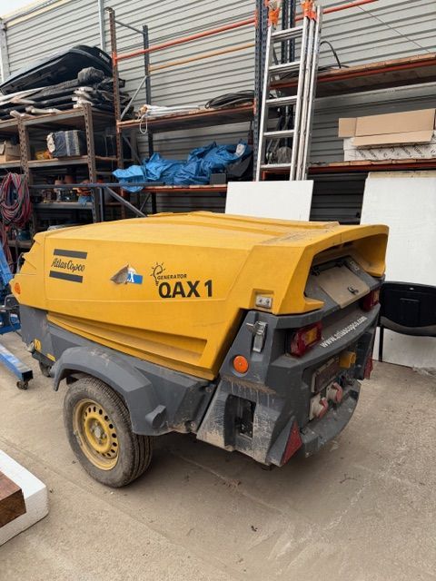 Atlas Copco QAX20  Generator prądotwórczy Atlas Copco QAX 20 – niezawodny, mobilny