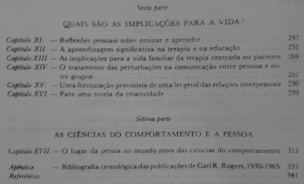 Tornar-Se Pessoa de Carl R. Rogers
