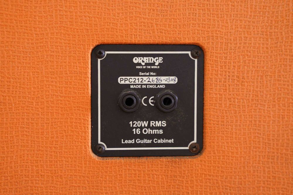 Coluna Guitarra Orange PPC212 2x12 (Made in England / Altifalantes UK V30)