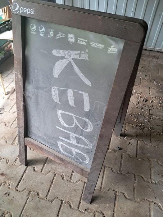 Potykacz menu reklama