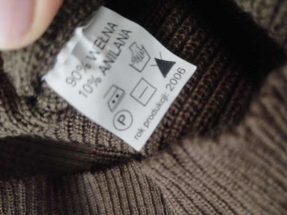 Sweter polowanie ryby l nowy