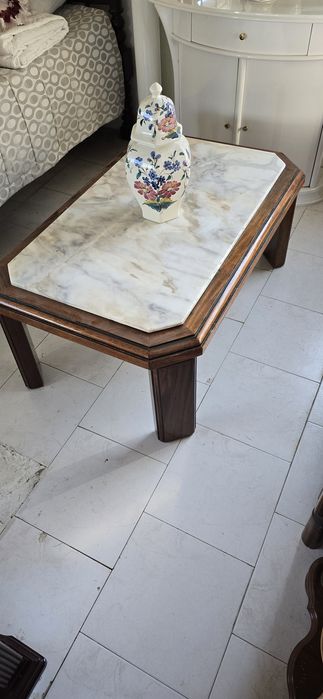 Mesa oval de centro, vintage