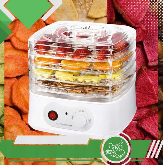 Nowa Mocna SUSZARKA Do Grzybów Owoców Warzyw Ziół - Programy | GRATIS