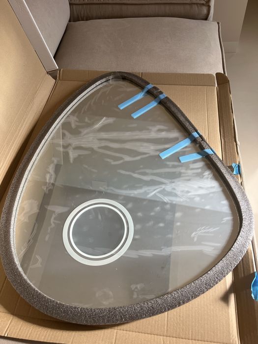 Nowe lustro LED podświetlane RUKE Lapis Ambiente 80x66 cm (nieodpakowane!)