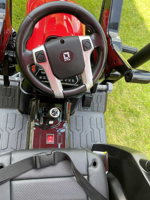 Olbrzymi Traktor na akumulator z przyczepą 24V 400 W PILOT KOPARKA TUR