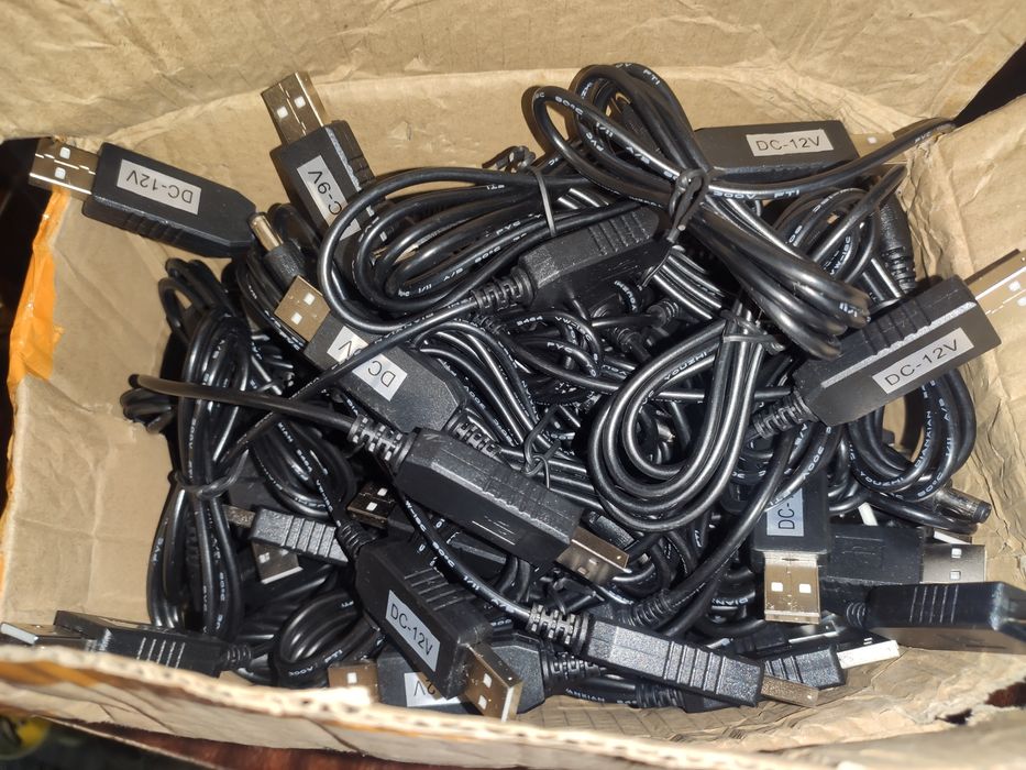 Отп, ціна від 100шт. Кабель usb dc,9v-12v