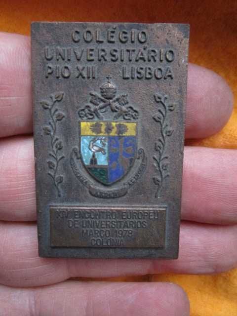 medalha de 1978 Colégio Universitário Pio XII