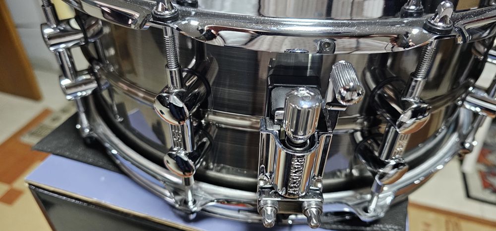 Tarola SONOR Kompressor 14x5.75" Black Nickel Brass (Latão) Nova