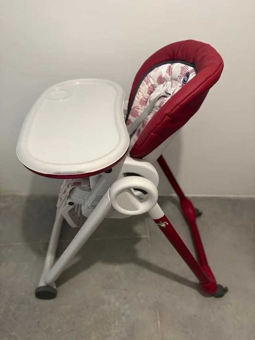 cadeira refeição POLLY PROGRES5 RED