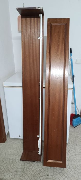 2 sanefas de calha dupla para cortinados