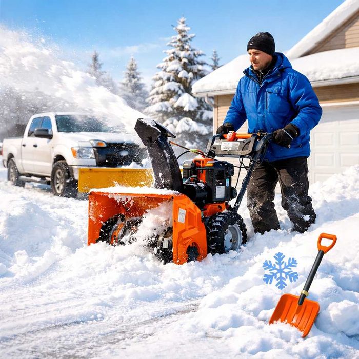 Odśnieżanie mechaniczne i ręczne 24/7 - Dachy, Posesje, Parkingi