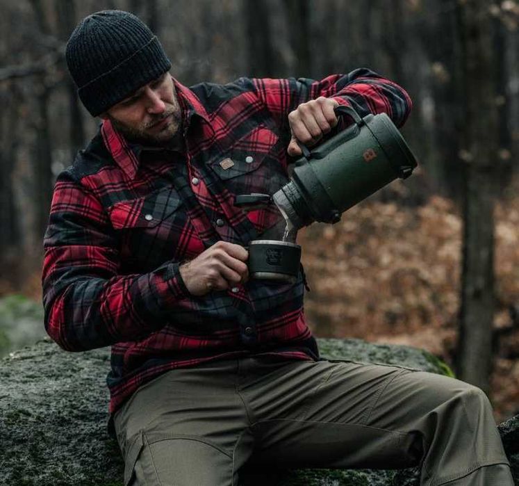 Сорочка Helikon Tex Winter Warden куртка рубашка стьобана жилет техас