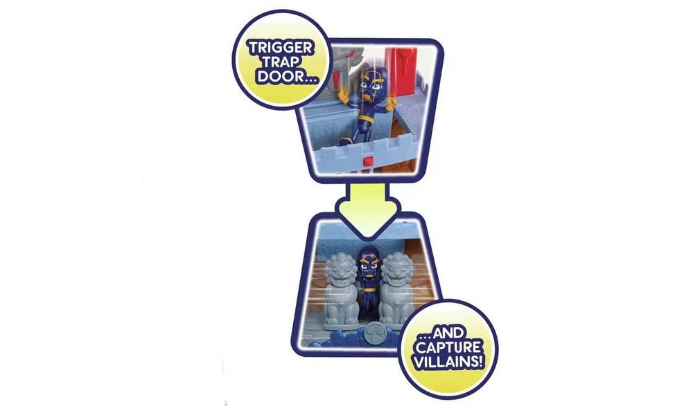 Wieża baza zamek  PJMASKS Pidżamersi + 2 figurki - ORYGINAŁ