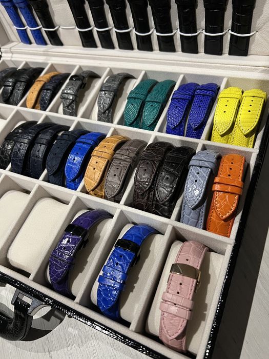 Ремешок из кожи крокодила для наручных часов