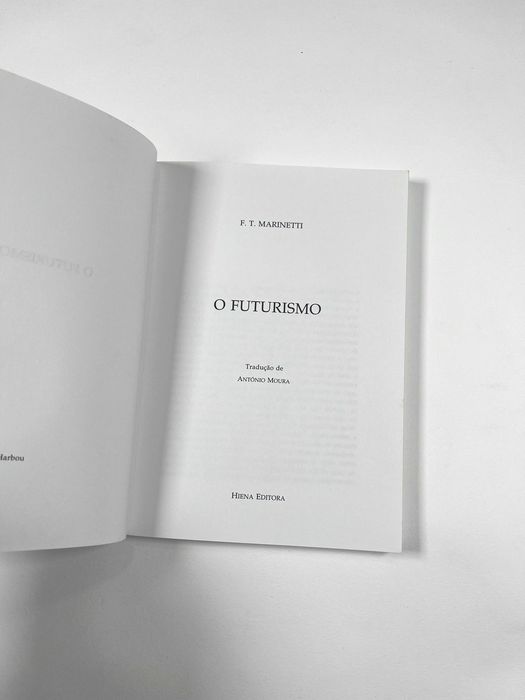 O Futurismo Filippo Tommaso Marinetti 1995
