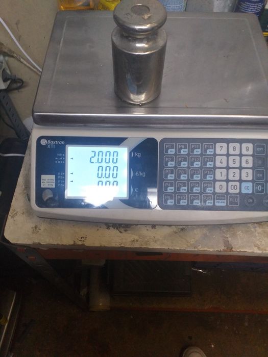 Balança eletrônica pesa máx 30kgcom bateria interna
