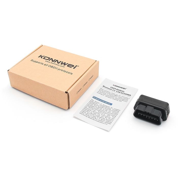 Interface de diagnóstico automóvel OBD2 Elm327 konnwei kw901 NOVO