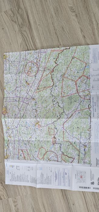 Mapa Lotnicza Low Level 1:250000