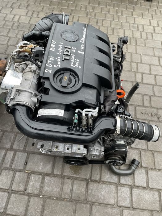 Мотор,двигатель Skoda superb,VW passat,golf 2.0 tdi BMM