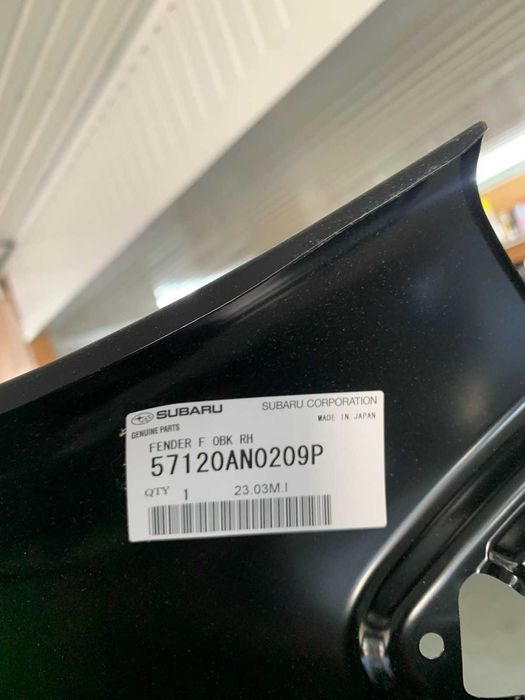 Крыло крылья переднее  Оригинал Subaru Outback B16 2022 2023