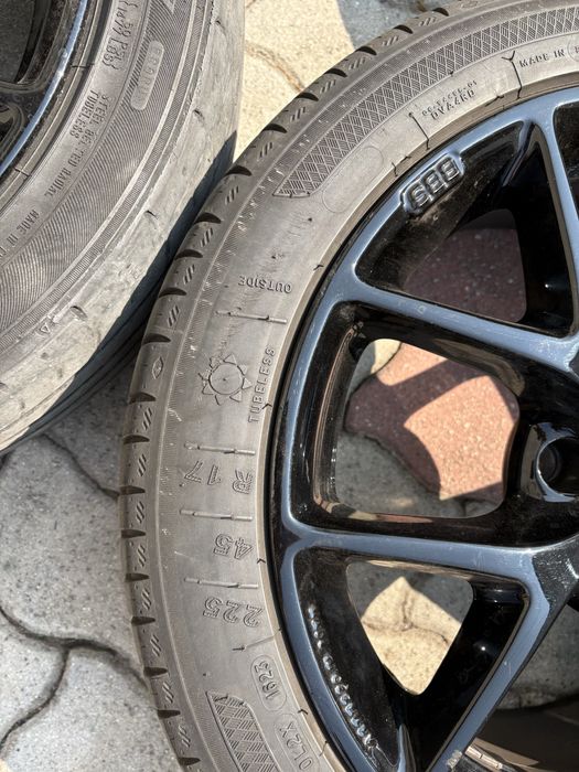 4 Jantes 17” BBS Originais SR003 5x120 com pneus 225/45R17