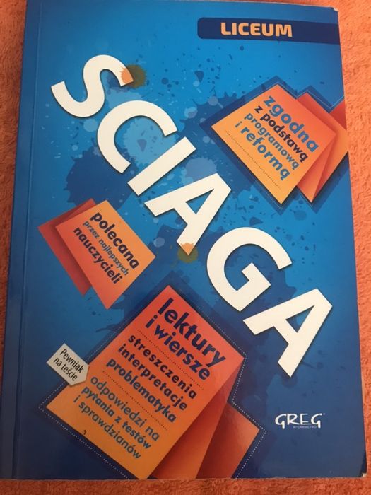 Ściąga greg lektury polski