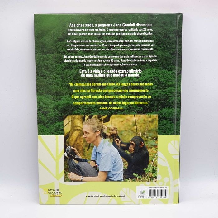 Livro Ref-PAR4- Anita Silvey - Indomável: Grande Aventura de J.Goodall