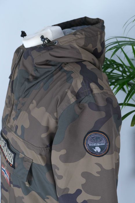 Napapijri kangurka anorak męska na polarze  r XL