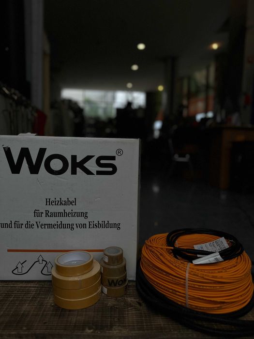 Комплект для тонкої теплої підлоги двожильний Woks 10, 2080 Вт, 208 м