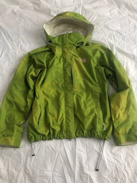 Кастомна зелена куртка the north face