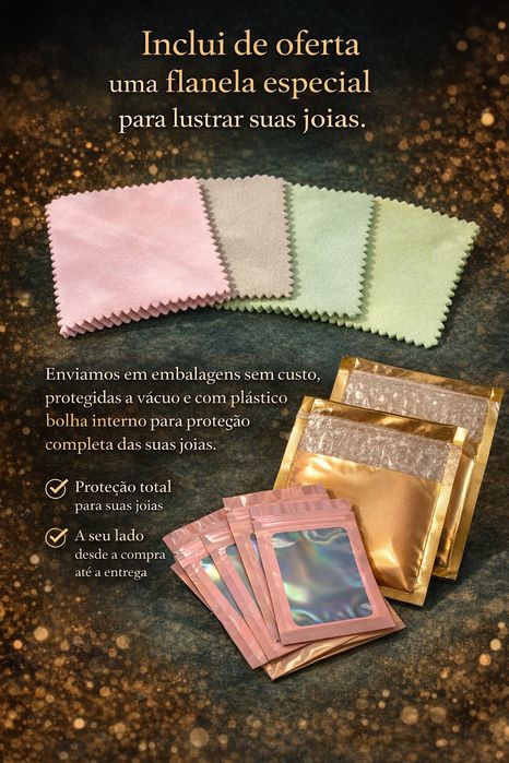 Colar Nossa Senhora de Fátima Banhado a Ouro 18K | Promoção 9,90€ + Oferta