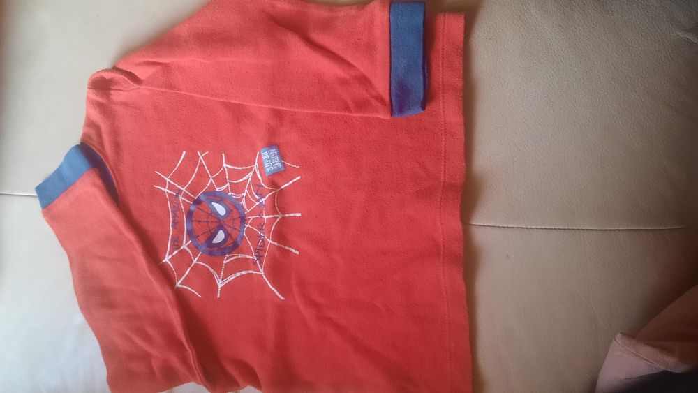 Góra od piżamka długi rękaw spiderman