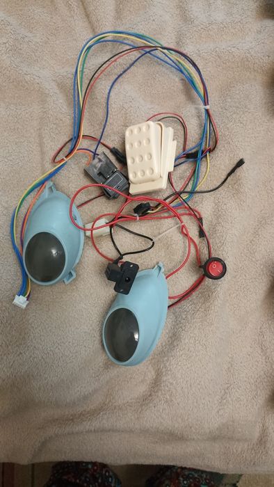 Запчастини для дитячого електромобіля / електромотоцикла 6V (мотори, плата, акумулятор)